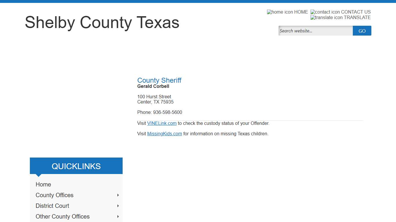 Shelby County, Texas